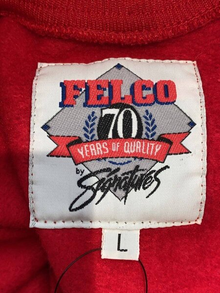 Felco(フェルコ) / スタジャン/L/コットン/RED/90s/70周年 | 古着の