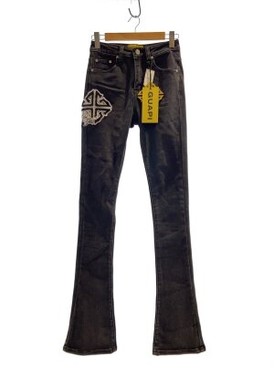 GUAPI(グアピ) / Lockdown Denim/ボトム/32/コットン/BLK/無地 | 古着 