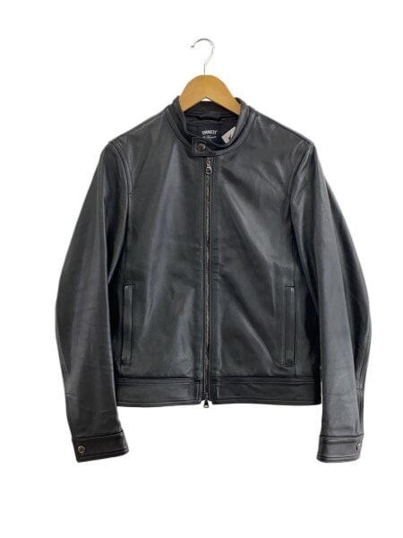 【新品未使用】EMMETI エンメティ　JURI シングルライダース　46 EMMETI(エンメティ) / レザーシングルライダース/46/羊革/ブラック