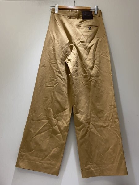 LOEWE(ロエベ) / WIDE LEG TROUSERS/ストレートパンツ/44/コットン/BEG
