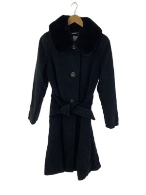 MAX&CO マックスマーラ カシミヤ チェスターコート ブラック 黒 42