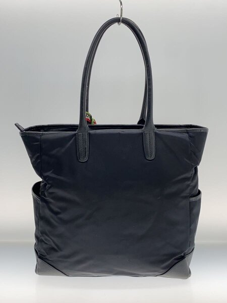 Orobianco Orobiancoオロビアンコナイロンレザートートバッグブラック 
