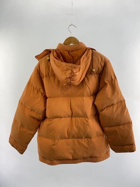 PINK HOUSE / 同色ロゴ刺繍フーデッドダウンジャケット/ポリエステル/CML/無地/p017zfjm09 PINK HOUSE(ピンクハウス) / 同色ロゴ刺繍フーデッドダウンジャケット