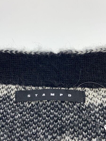 Stampd(スタンプド) / ゼブラ柄/カーディガン(厚手)/XL/アクリル/WHT 