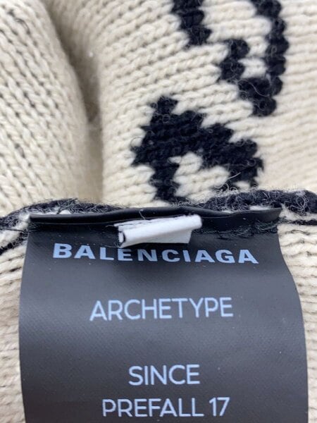BALENCIAGA(バレンシアガ) / ニット・セーター(厚手)/36/ウール/BLK/総 