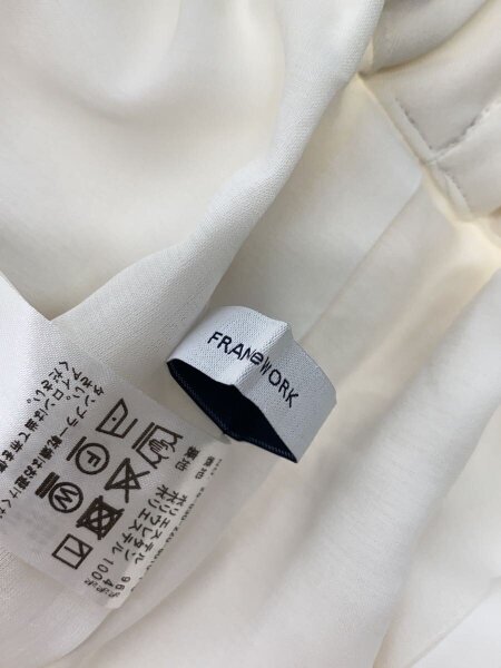 FRAMeWORK(フレームワーク) / 25SS/ポリエステルツイルリラックスパ/34