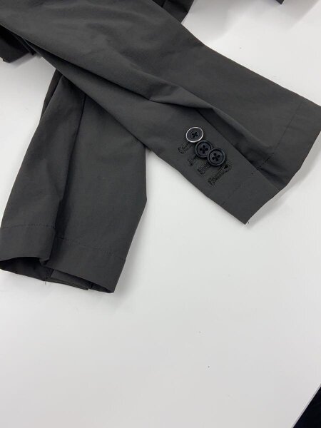 AOURE / テーラードジャケット/L/ナイロン/GRY/AMFJ224103 AOURE(アウール) / テーラードジャケット/L/ナイロン/GRY/AMFJ224103