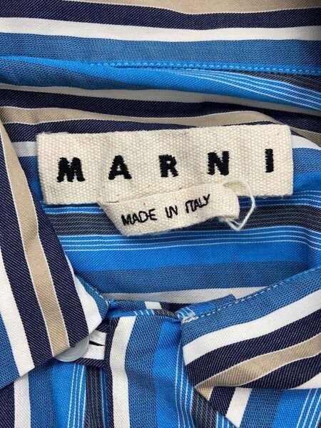 MARNI([イリョウ/フクショク]マルニ) / 半袖シャツ/46/コットン/BLU 