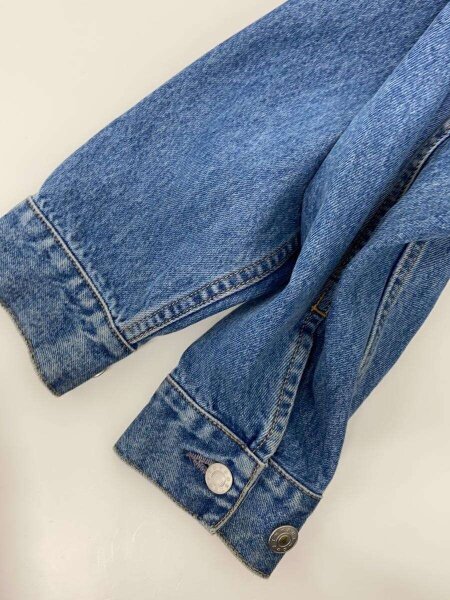 SOFTHYPHEN / TUCKED DETAIL DENIM JACKET/2/コットン/BLU/無地/MGMFJ251104-081 SOFTHYPHEN(ソフトハイフン) / TUCKED DETAIL DENIM JACKET/2/コットン