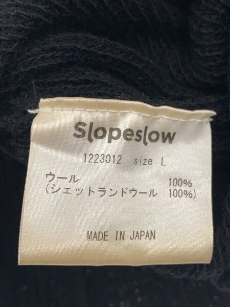 Slopeslow(スロープスロウ) / ニット・セーター(厚手)/L/ウール/BLK