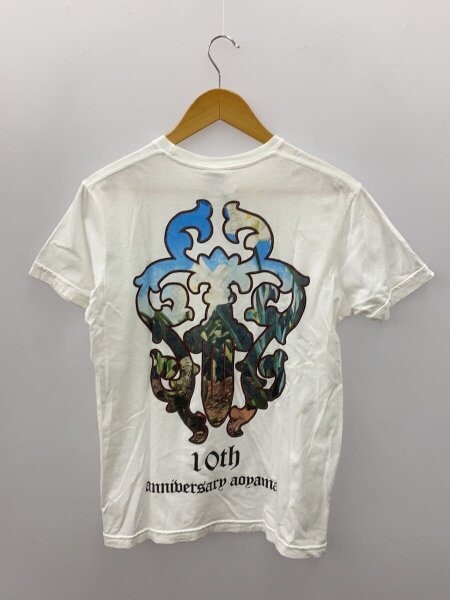 CHROME HEARTS / Tシャツ/S/コットン/WHT/2212-304-0503/青山10周年/ダガー/USA製 CHROME HEARTS(クロムハーツ) / Tシャツ/S/コットン/WHT/2212-304-0503