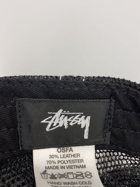STUSSY(ステューシー) / メッシュキャップ/FREE/ポリエステル/BLK