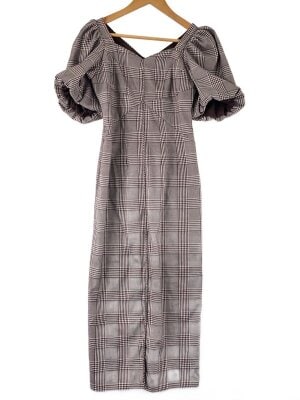 Her lip to(ハーリップトゥ) / French Chic Gingham Dress/S