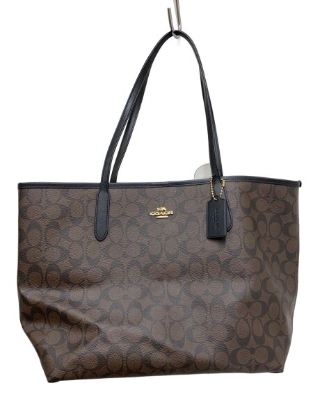 新品✨COACH コーチ トートバッグ シティ シグネチャー ファスナー付き 