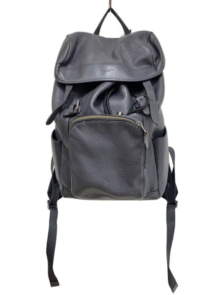 【美品/カード付】コーチ F72311 ペブル ヘンリー リュックサック レザー COACH(コーチ) / リュック/レザー/NVY/F72311// | 中古品の販売・通販