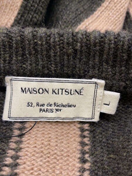 MAISON KITSUNE(メゾンキツネ) / ニット・セーター(厚手)/L/ウール/BRW