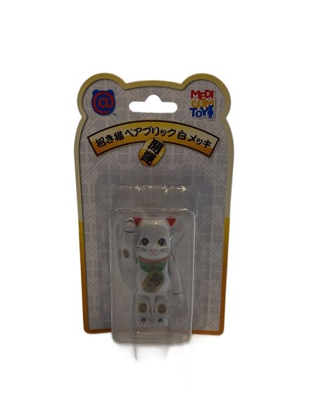 MEDICOM TOY(メディコムトイ) / 招き猫ベアブリック白メッキ 