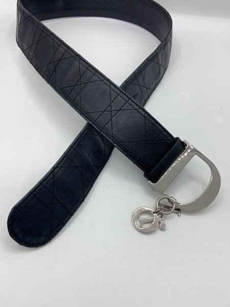 早い者勝ち‼️ Christian Dior 黒レザーベルト Christian Dior(クリスチャンディオール) / ベルト/--/BLK/レディース