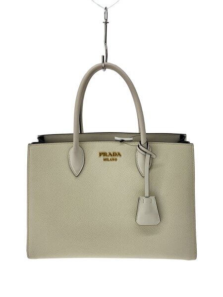 PRADA(プラダ) / ハンドバッグ/レザー/WHT/無地 | 中古品の販売・通販 