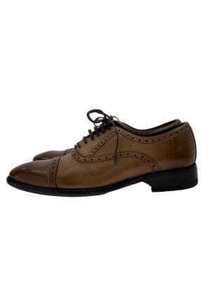 HILTON ドレスシューズ 本革　新品未使用　44インチ　27.5 イタリア製 ヒルトン / HILTON スエード ストレートチップシューズ 41