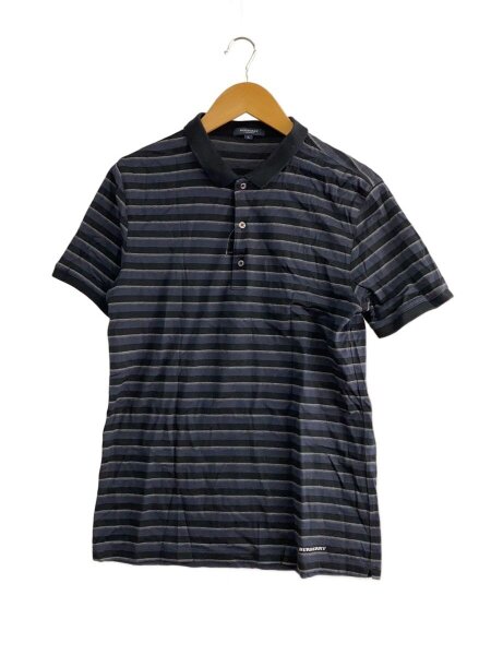 BURBERRY LONDON(バーバリーロンドン) / ポロシャツ/L/コットン/BLK 
