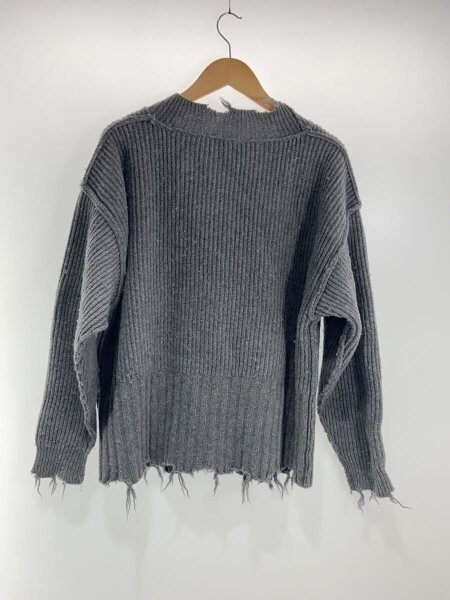 PERVERZE / カーディガン(厚手)/FREE/ウール/GRY/0121030509 PERVERZE(パーバーズ) / カーディガン(厚手)/FREE/ウール/GRY