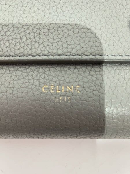 CELINE(セリーヌ) / 3つ折り財布/レザー/GRY/無地/レディース/F-IE