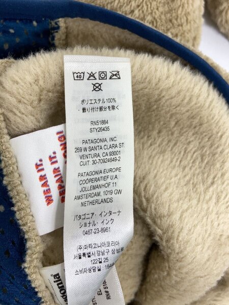 patagonia / フリースジャケット/XL/ポリエステル/BEG/STY26435FA23 patagonia(パタゴニア) / フリースジャケット/XL/ポリエステル/BEG