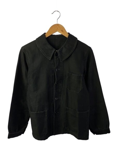 ブラックモールスキンジャケット　ユーロヴィンテージ 古着　1940〜50s EURO VINTAGE(ユーロヴィンテージ) / 40s～/ブラックモールスキン