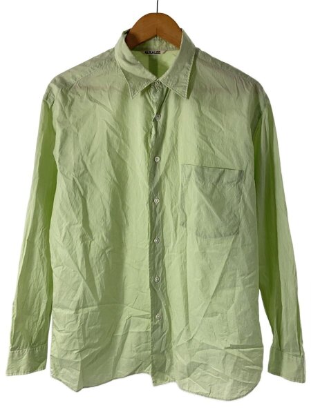 AURALEE(オーラリー) / FINX SILK STRIPE SHIRTS/長袖シャツ/4 