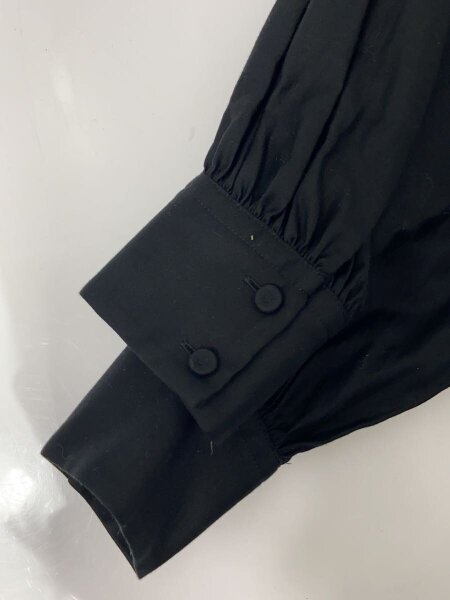 CABaN(キャバン) / 24AW/コットンサテンモールスキンタックブラウス 