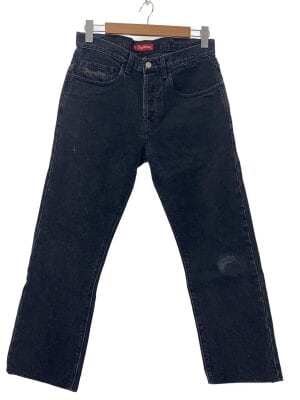 Supreme ストレートデニム パンツ ブラック サイズ34 Supremeのストレートパンツ検索結果|古着・中古品の通販サイト