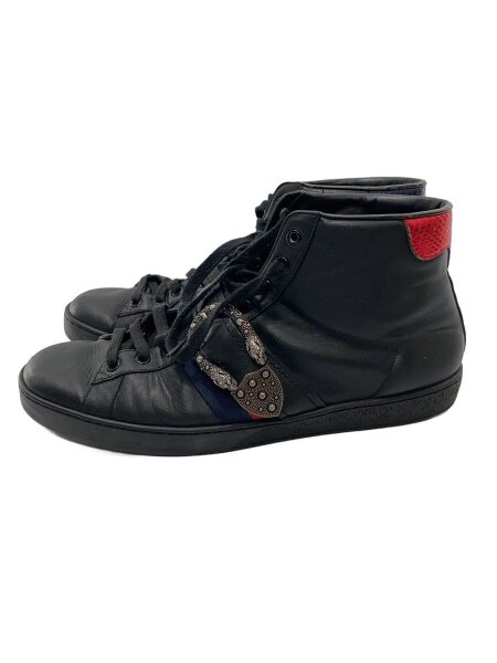 GUCCI(グッチ) / ハイカットスニーカー/US9/BLK/レザー/473743 