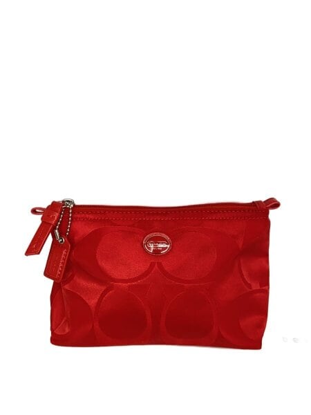 COACH(コーチ) / ポーチ/--/RED/シグネチャー | 中古品の販売・通販 