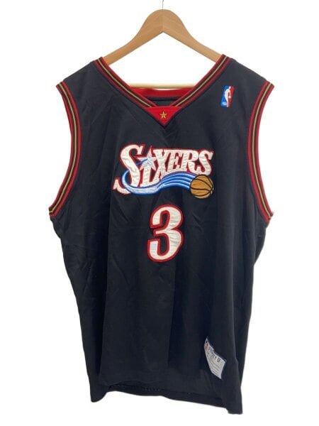 新品】NBA SIXERS セットアップ アイバーソン ブラック XXL Sixers Are