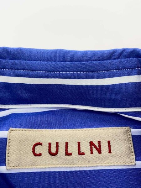 CULLNI(クルニ) / 比翼/長袖シャツ/2/コットン/BLU/ストライプ/21-SS 
