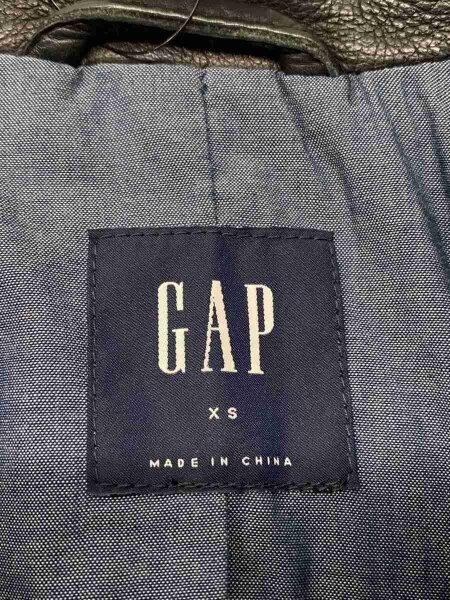 GAP(ギャップ) / レザージャケット・ブルゾン/XS/牛革/BLK// | 古着の