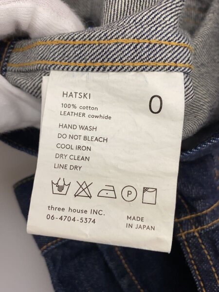 HATSKI(ハツキ) / ハツキ/06-4704-5374/2Pocket Denim Jacket/Gジャン 