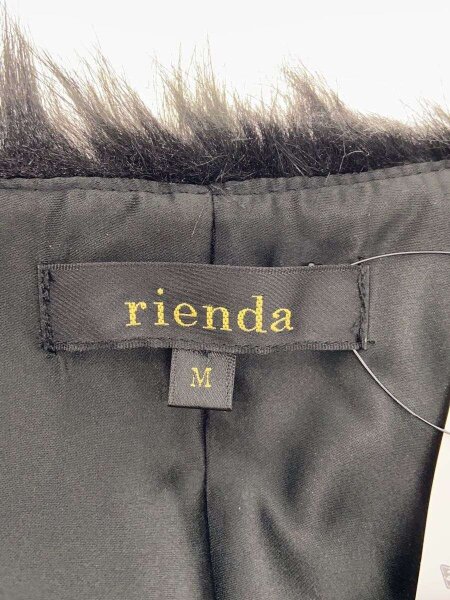 rienda(リエンダ) / ジャガードフェイクファーミディコート/M 