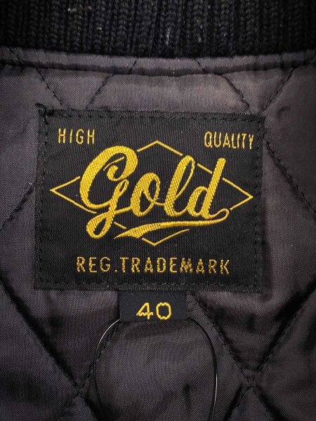 gold(ゴールド) / WOOL MELTON DONKEY RIB STUDIUM JACKET/40/ウール 