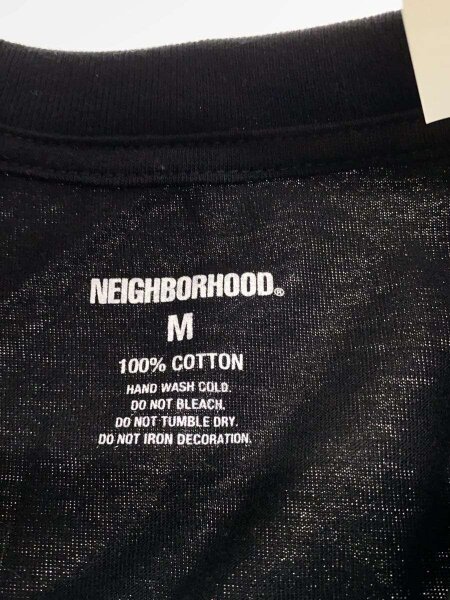 NEIGHBORHOOD(ネイバーフッド) / Tシャツ/M/コットン/BLK/241PCNH