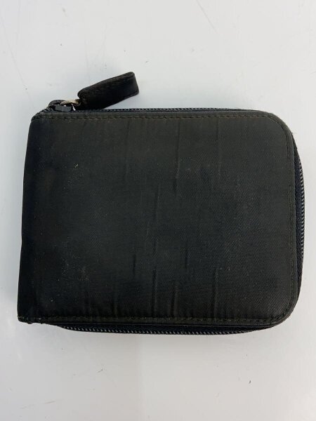 PRADA(プラダ) / 2つ折り財布/ナイロン/BLK/無地/レディース | 中古品