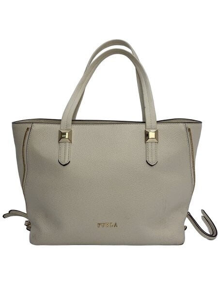 FURLA(フルラ) / トートバッグ/レザー/WHT | 中古品の販売・通販なら 