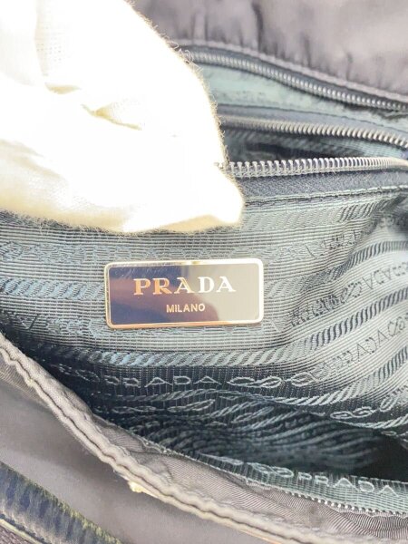 PRADA(プラダ) / ショルダーバッグ/ナイロン/三角プレート/2way