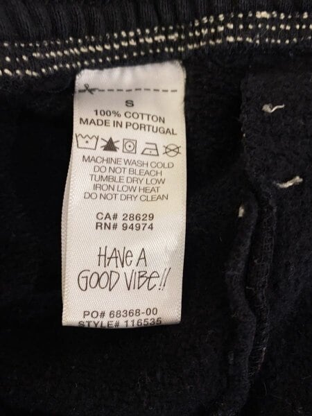 STUSSY(ステューシー) / Contrast Stitch Label Pant/ボトム/S