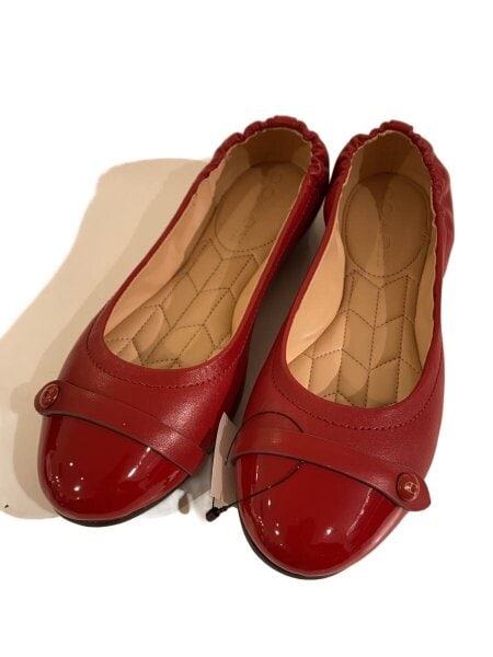 COACH(コーチ) / フラットパンプス/22.5cm/RED/g4377 | 中古品の販売