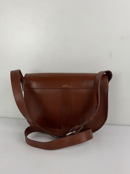 A.P.C.(アーペーセー) / SAC BETTY/ショルダーバッグ/レザー/ブラウン 
