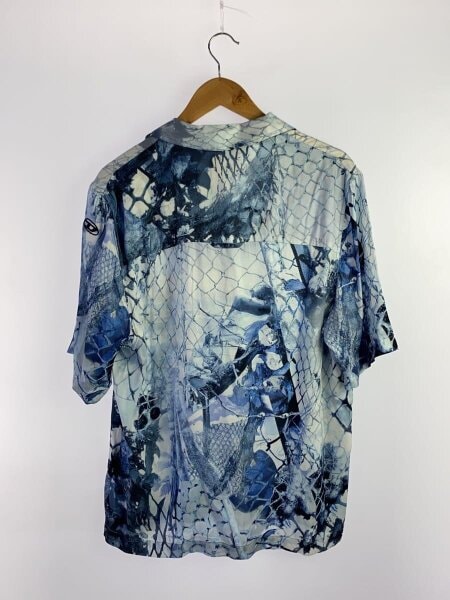 DIESEL / 半袖シャツ/48/レーヨン/BLU/総柄 DIESEL([イリョウ/フクショク]ディーゼル) / 半袖シャツ/48/レーヨン