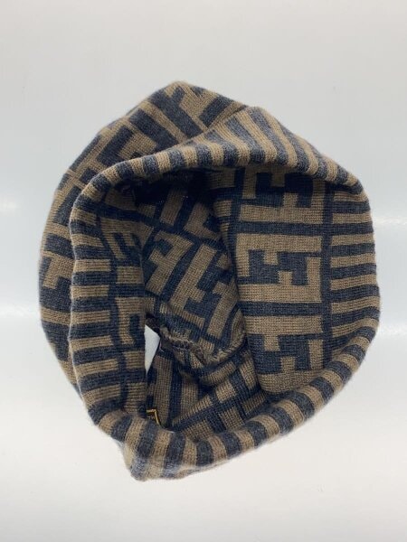 FENDI(フェンディ) / ズッカロゴニットキャップ/--/ウール/総柄/メンズ