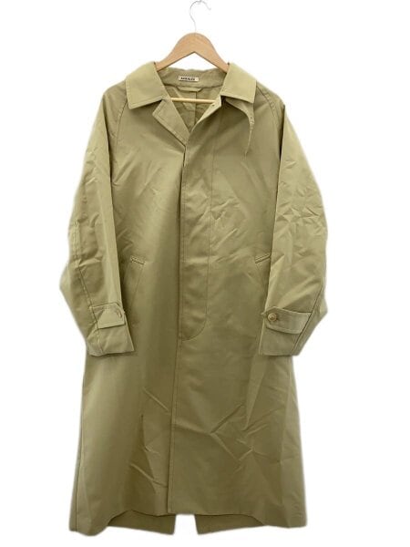 AURALEE ステンカラーコート　3 AURALEE(オーラリー) / ステンカラーコート/3/ウール/KHK/無地